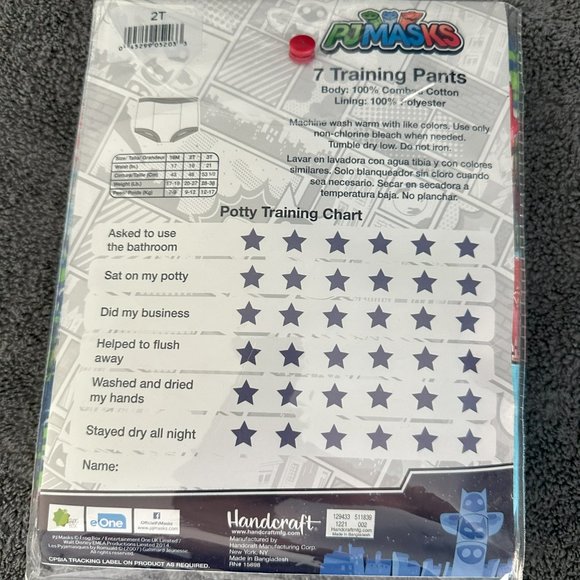 PJ Masks Toddler Boys' Potty Training Pants - 2T - Picture 3 of 3